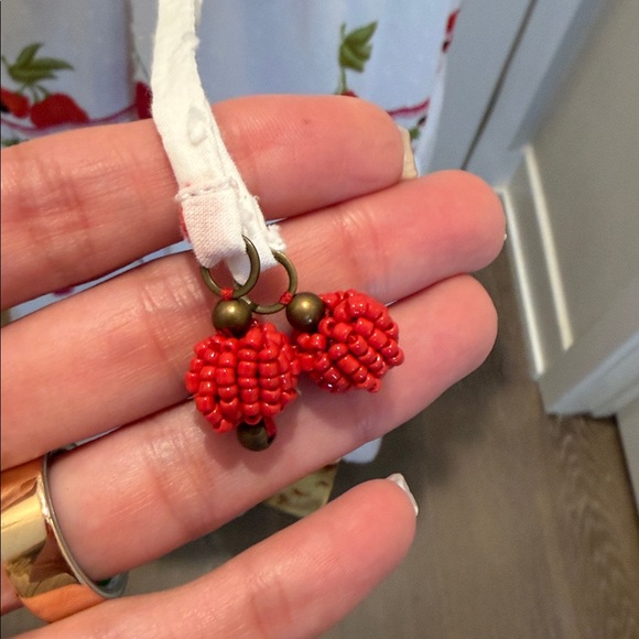 FARM Rio White Fruits Long Dress Size S - Picture 7 of 11